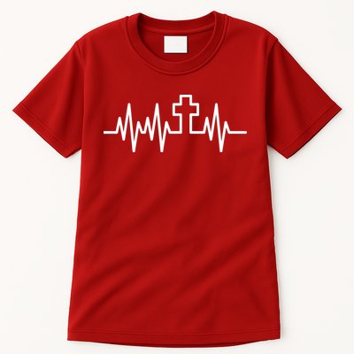Heartbeat Cross Tall T-Shirt