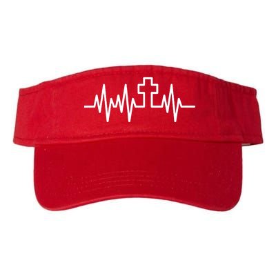 Heartbeat Cross Valucap Bio-Washed Visor