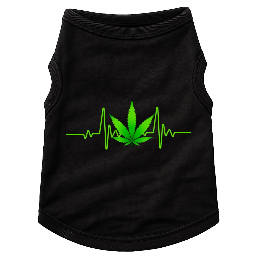 Heartbeat Weed Pulse Doggie Tank