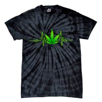 Heartbeat Weed Pulse Tie-Dye T-Shirt