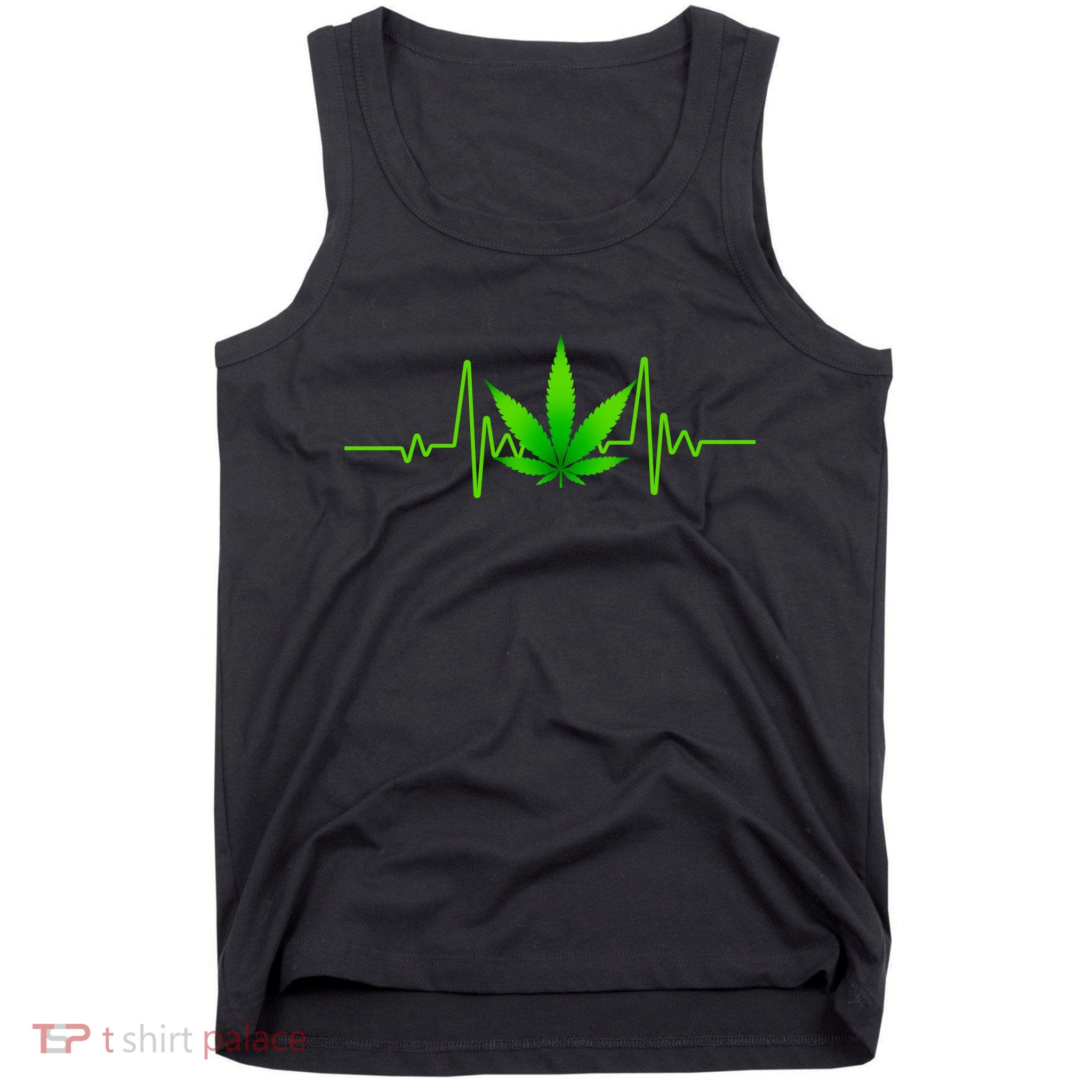Heartbeat Weed Pulse Tank Top