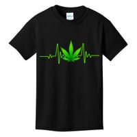 Heartbeat Weed Pulse Kids T-Shirt