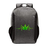 Heartbeat Weed Pulse Vector Backpack