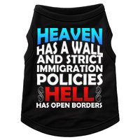 Heaven Has A Wall Hell Has Open Borders Doggie Tank