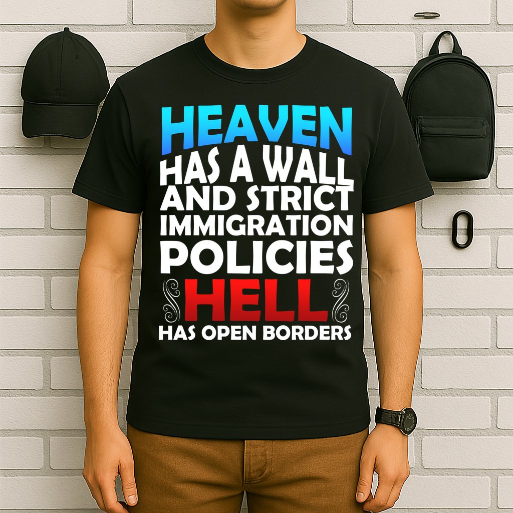 Heaven Has A Wall Hell Has Open Borders T-Shirt