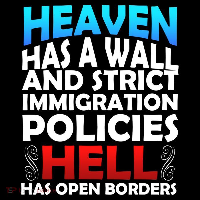 Heaven Has A Wall Hell Has Open Borders Impact Tech Backpack