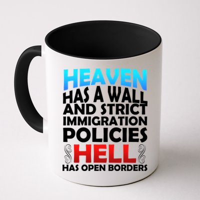 Heaven Has A Wall Hell Has Open Borders Mug