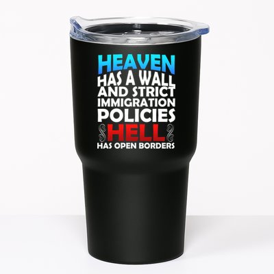 Heaven Has A Wall Hell Has Open Borders Tumbler