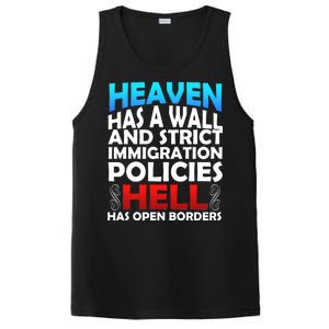 Heaven Has A Wall Hell Has Open Borders PosiCharge Competitor Tank