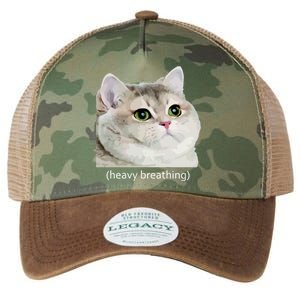 Heavy Breathing Cat Legacy Tie Dye Trucker Hat