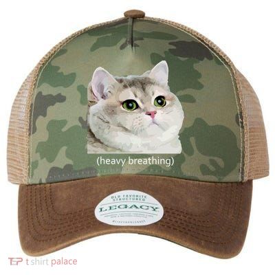 Heavy Breathing Cat Legacy Tie Dye Trucker Hat