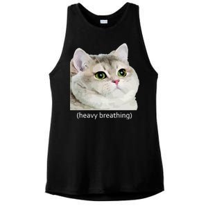 Heavy Breathing Cat Ladies PosiCharge Tri-Blend Wicking Tank