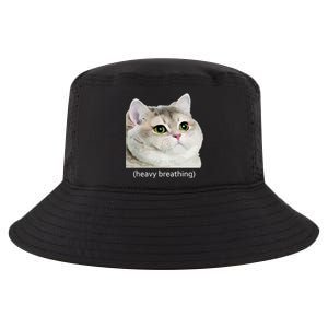 Heavy Breathing Cat Cool Comfort Performance Bucket Hat