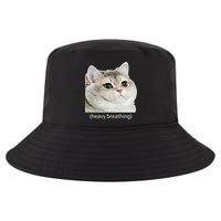 Heavy Breathing Cat Cool Comfort Performance Bucket Hat
