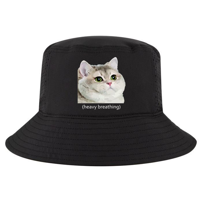 Heavy Breathing Cat Cool Comfort Performance Bucket Hat