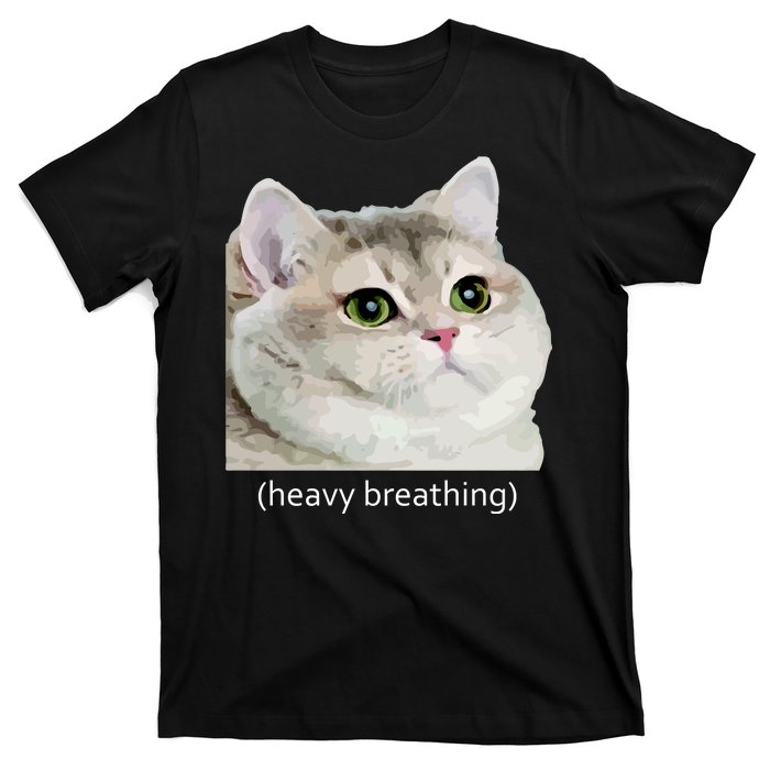 Heavy Breathing Cat T-Shirt