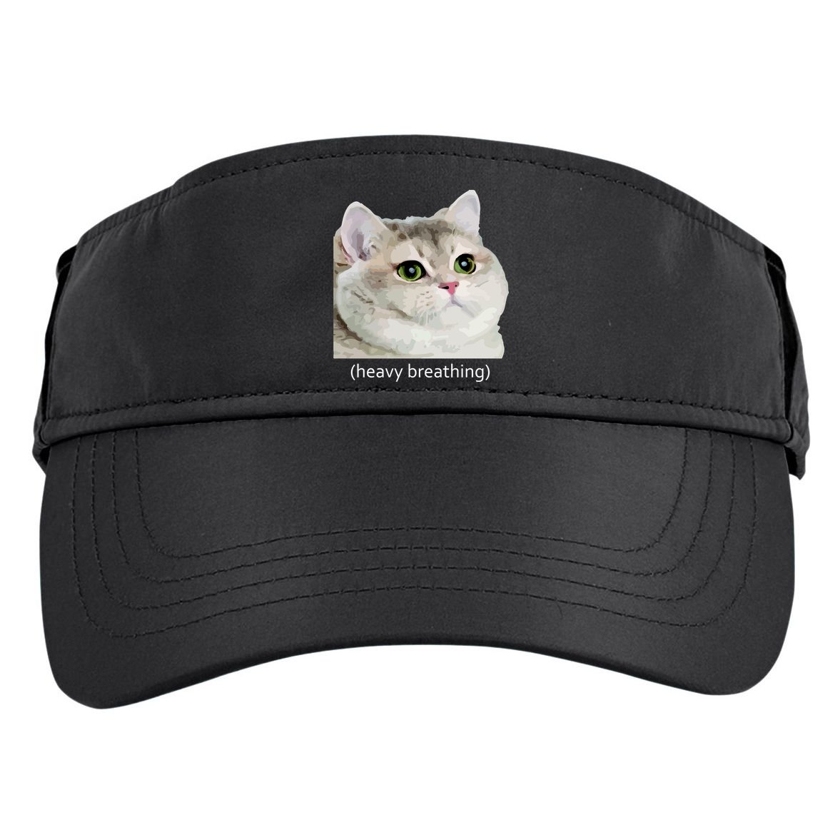 Heavy Breathing Cat Adult Drive Performance Visor