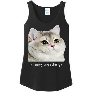 Heavy Breathing Cat Ladies Essential Tank