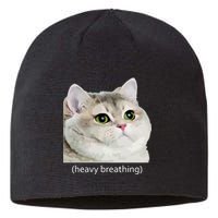 Heavy Breathing Cat Sustainable Beanie