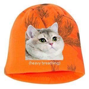 Heavy Breathing Cat Kati - Camo Knit Beanie