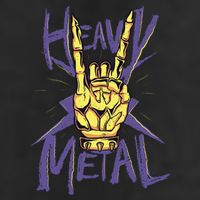 Heavy Metal 7 Panel Mesh Trucker Snapback Hat