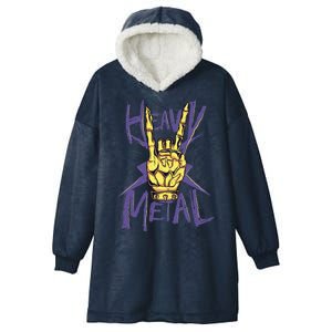 Heavy Metal Hooded Wearable Blanket