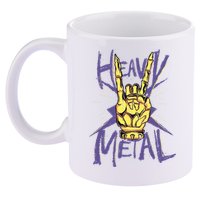 Heavy Metal 11oz C Handle Ceramic Mug