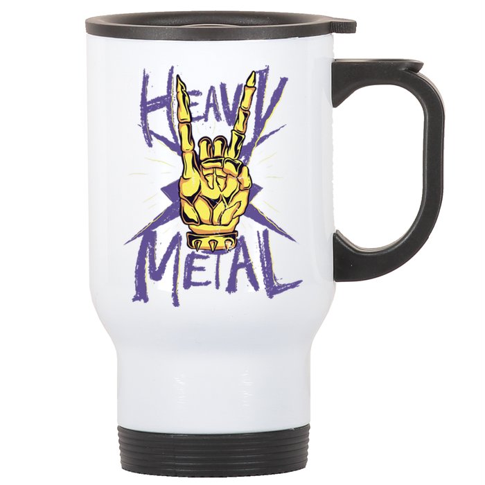 Heavy Metal Stainless Steel Travel Mug