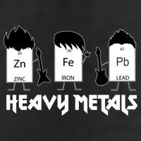 Heavy Metals Periodic Table Of Elements Garment-Dyed Heavyweight T-Shirt