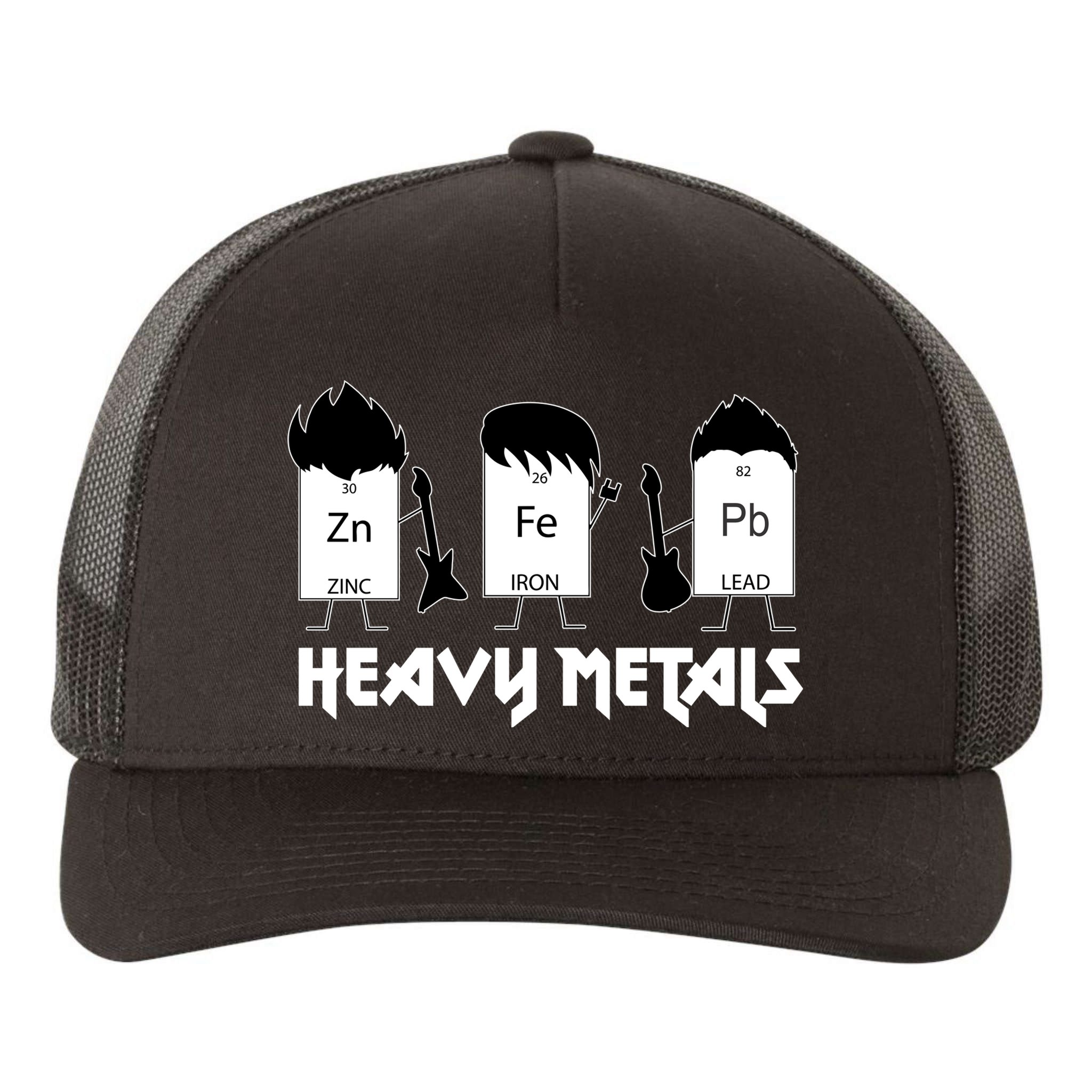 Heavy Metals Periodic Table Of Elements Yupoong Adult 5-Panel Trucker Hat