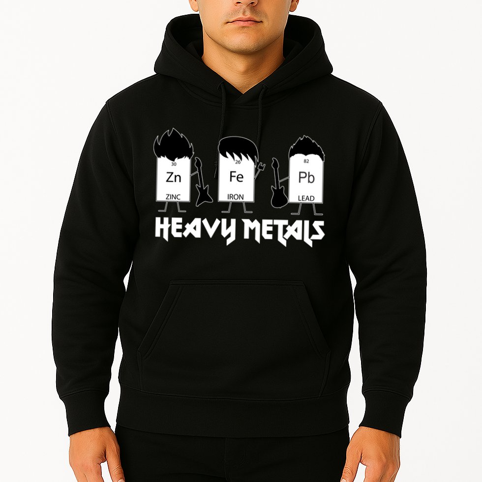 Heavy Metals Periodic Table Of Elements Hoodie