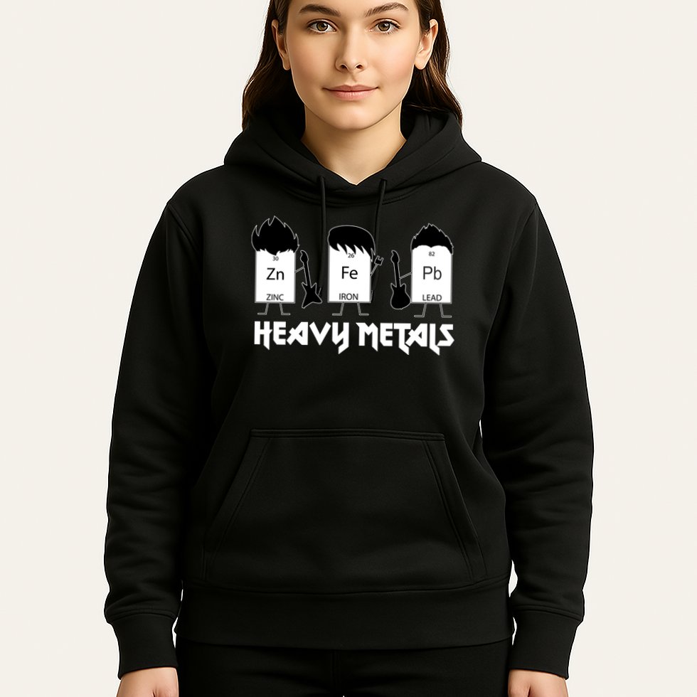 Heavy Metals Periodic Table Of Elements Hoodie
