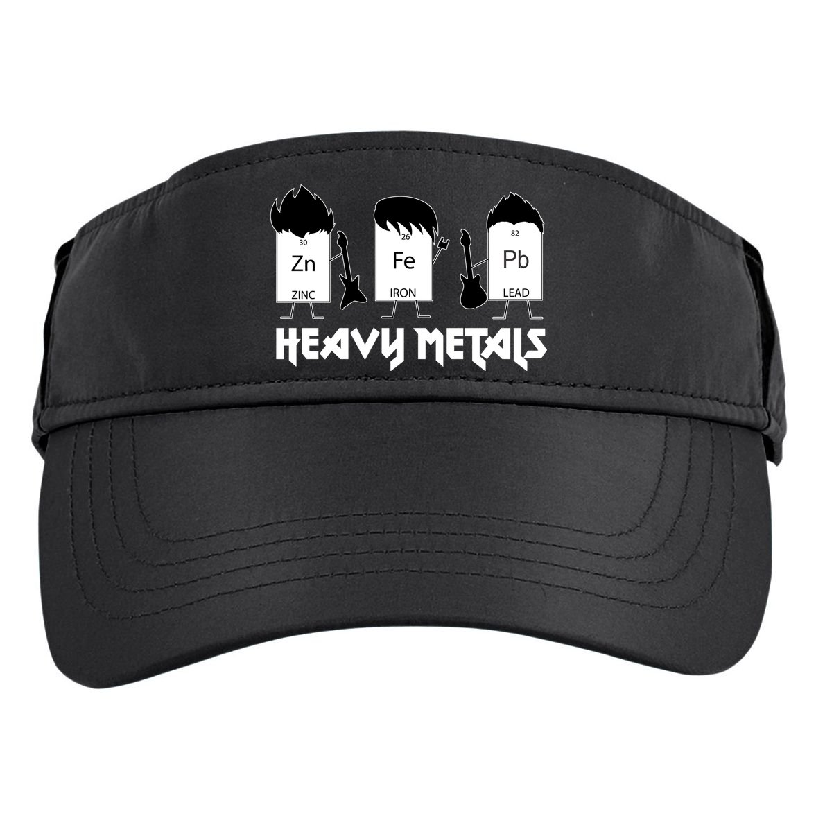 Heavy Metals Periodic Table Of Elements Adult Drive Performance Visor