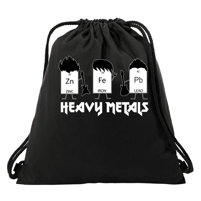 Heavy Metals Periodic Table Of Elements Drawstring Bag