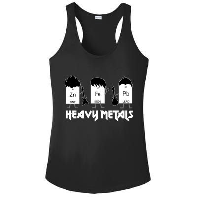 Heavy Metals Periodic Table Of Elements Ladies PosiCharge Competitor Racerback Tank