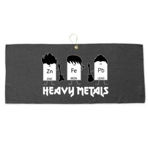 Heavy Metals Periodic Table Of Elements Large Microfiber Waffle Golf Towel