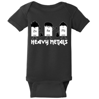 Heavy Metals Periodic Table Of Elements Baby Bodysuit