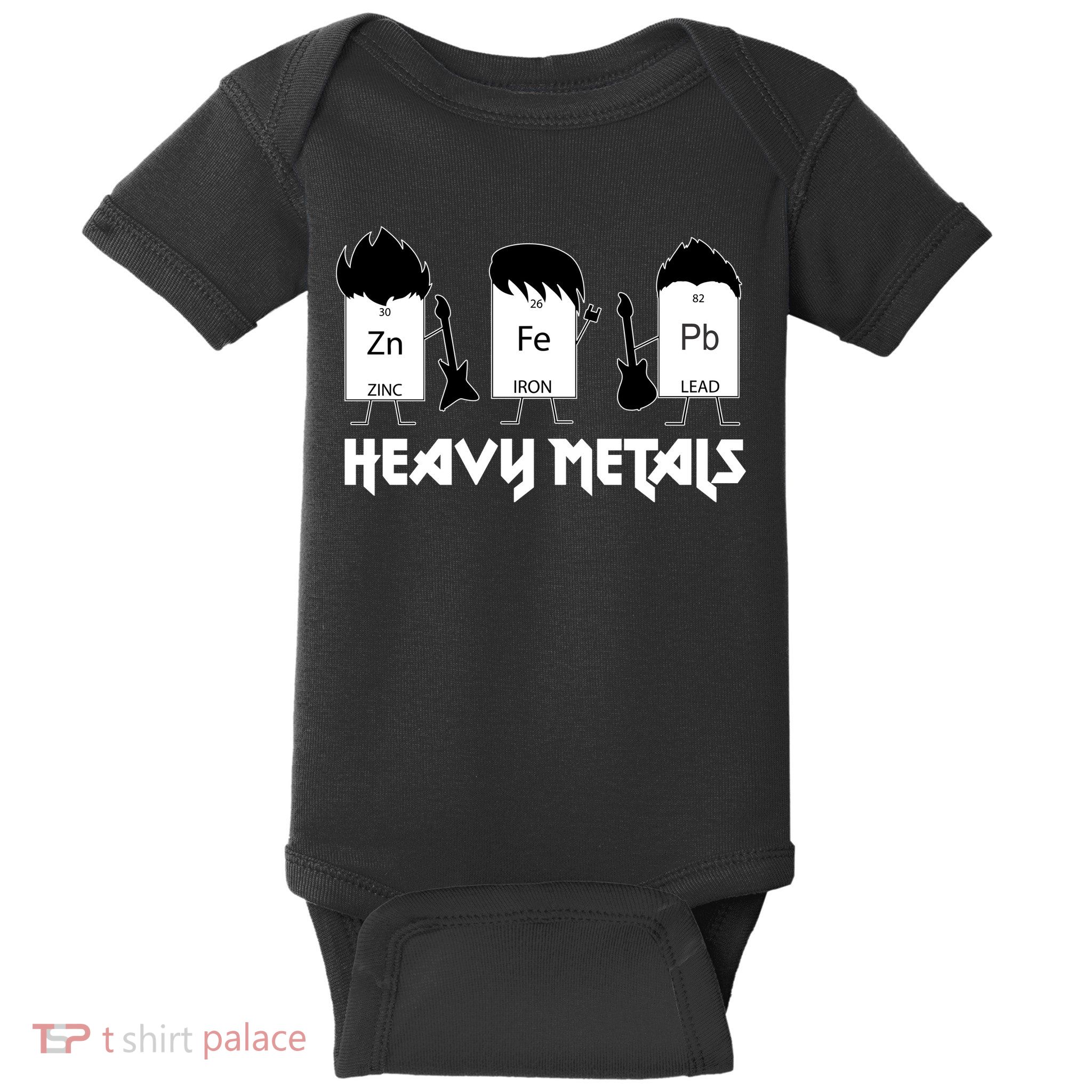 Heavy Metals Periodic Table Of Elements Baby Bodysuit