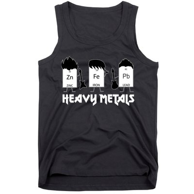 Heavy Metals Periodic Table Of Elements Tank Top