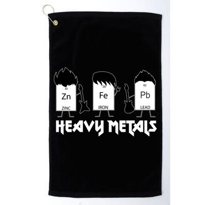 Heavy Metals Periodic Table Of Elements Golf Towel
