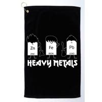 Heavy Metals Periodic Table Of Elements Golf Towel