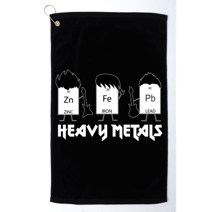 Heavy Metals Periodic Table Of Elements Golf Towel