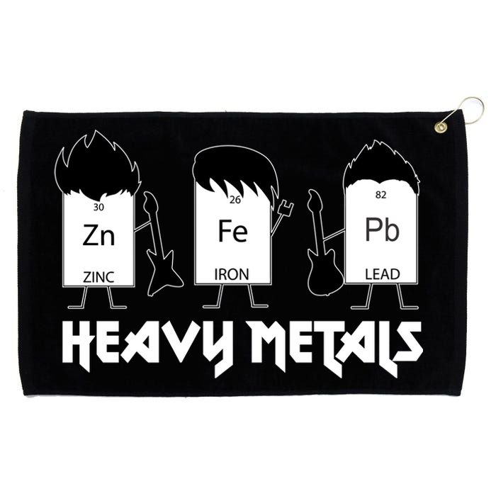 Heavy Metals Periodic Table Of Elements Grommeted Golf Towel