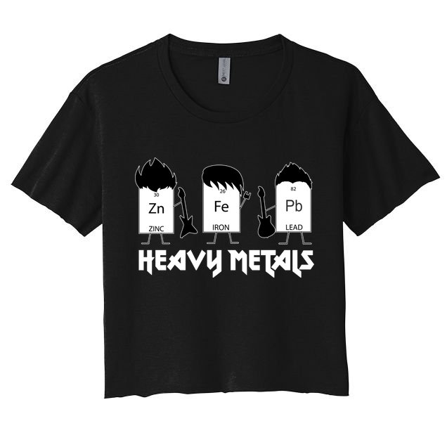 Heavy Metals Periodic Table Of Elements Crop Top