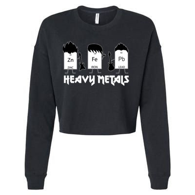 Heavy Metals Periodic Table Of Elements Cropped Pullover Crew