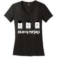 Heavy Metals Periodic Table Of Elements Women's V-Neck T-Shirt