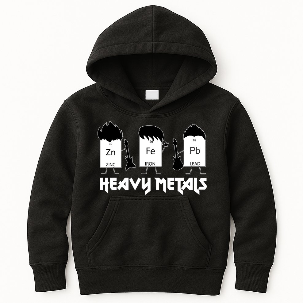 Heavy Metals Periodic Table Of Elements Kids Hoodie