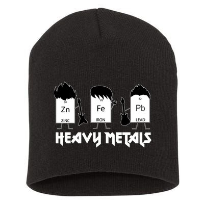 Heavy Metals Periodic Table Of Elements Short Acrylic Beanie