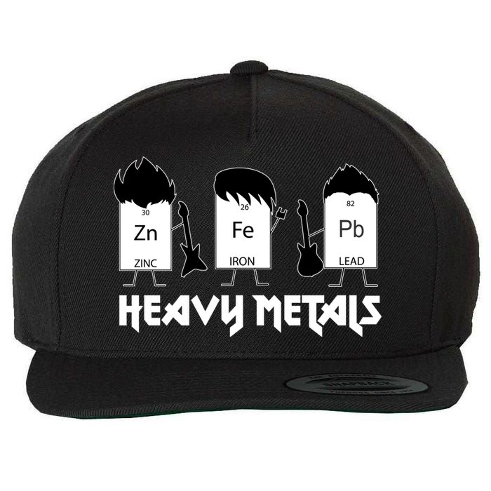 Heavy Metals Periodic Table Of Elements Wool Snapback Cap
