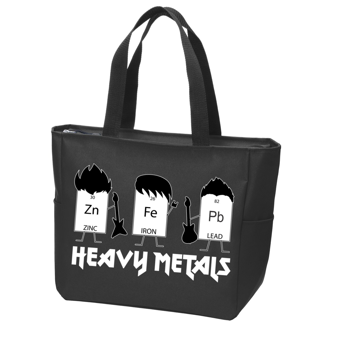 Heavy Metals Periodic Table Of Elements Zip Tote Bag